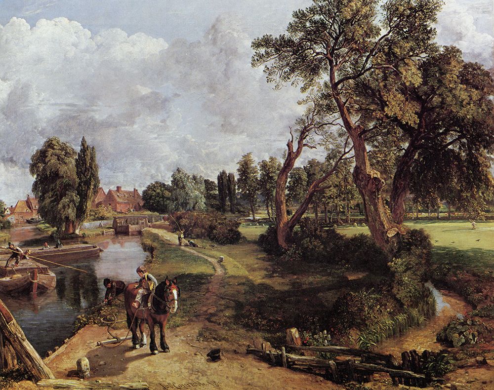 Flatford Mill, on the River Stour 1817