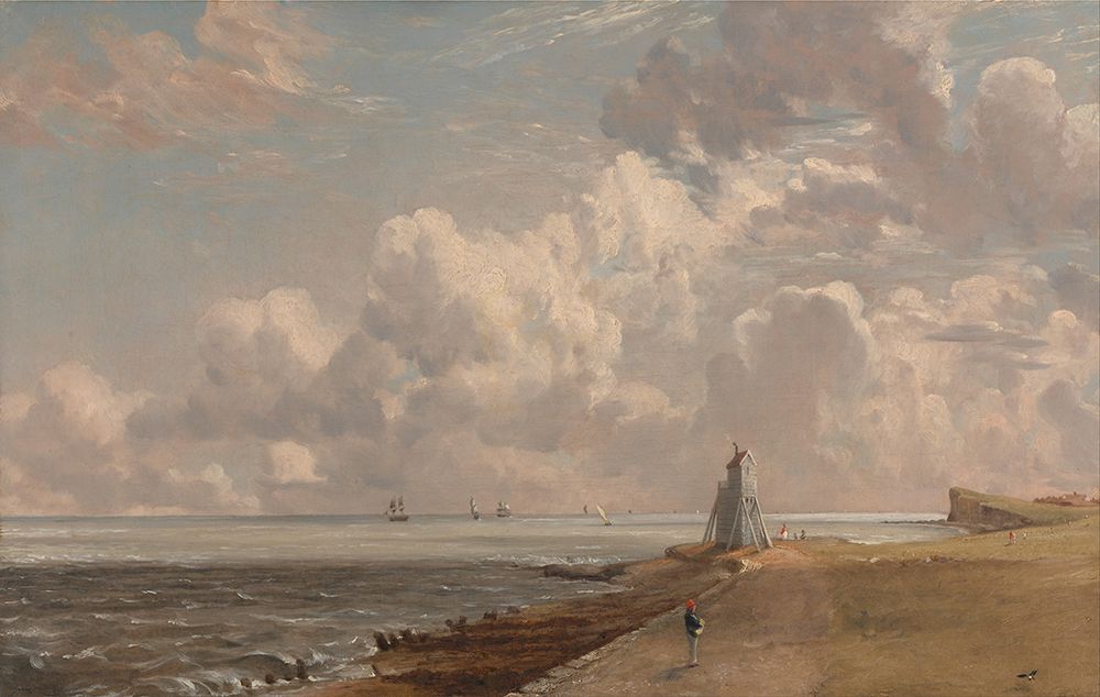 Harwich- The Low Lighthouse and Beacon Hill ca 1820