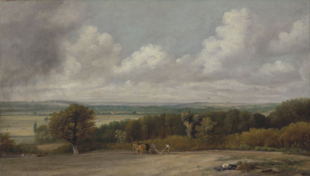 Ploughing Scene in Suffolk 1824