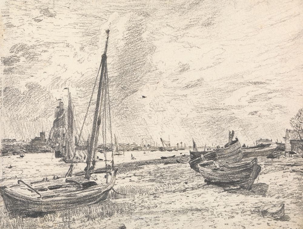 Shipping on the Thames ca 1818