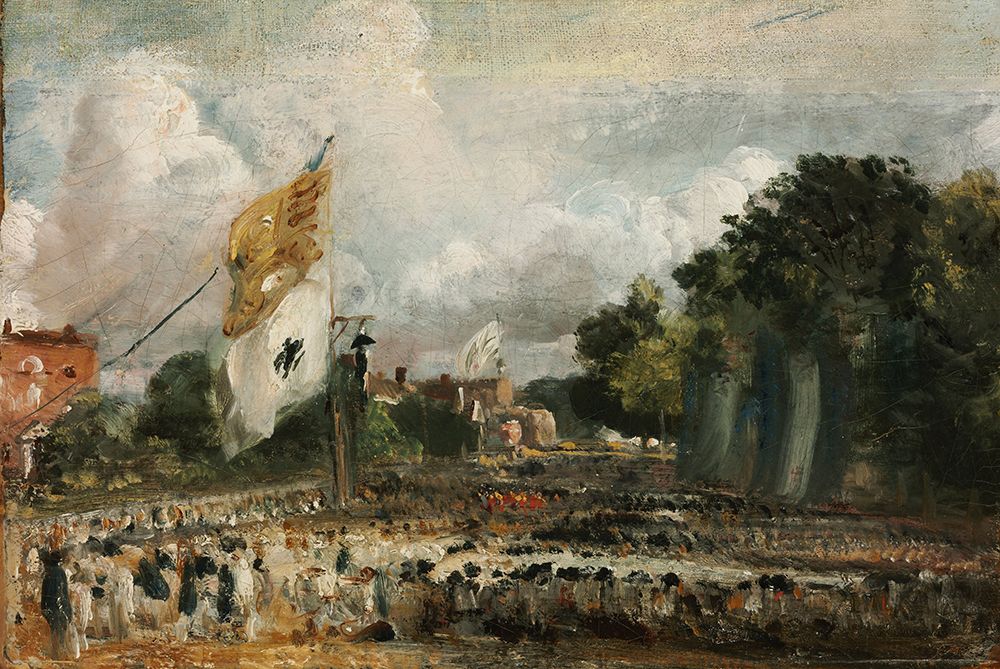 The Celebration-East Bergholt-Peace of 1814 Concluded in Paris between France and the Allied Powers
