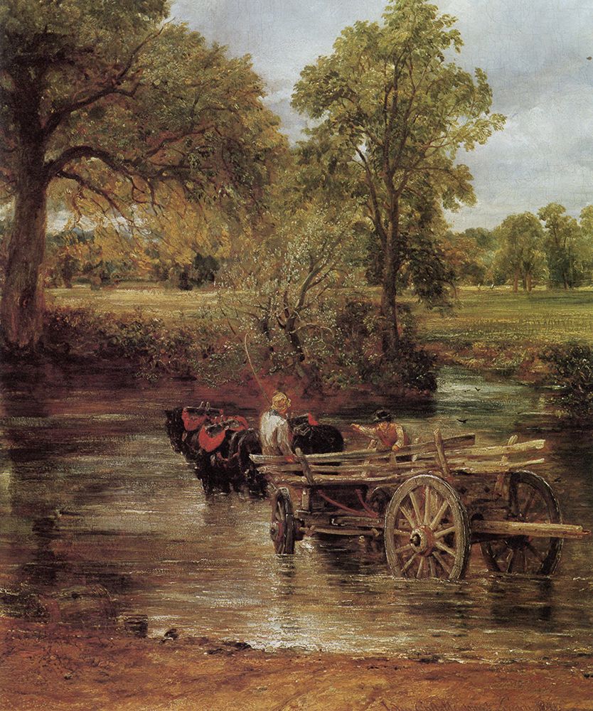 The Haywain detail 1821