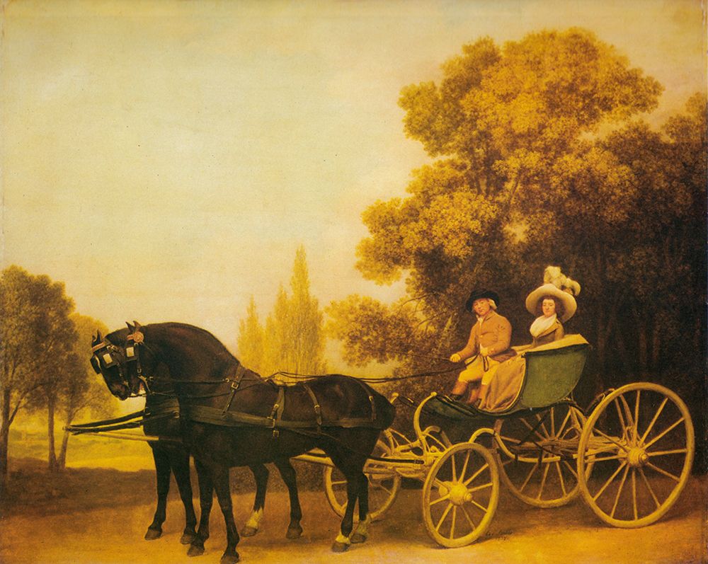 Lady and Gentleman in Carriage 1787
