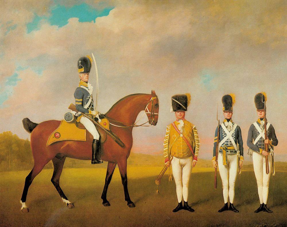 Soldiers of the 10th Light Dragoons 1793