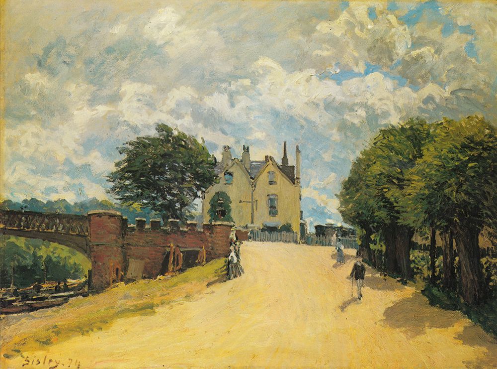 Bridge at Hampton Court 1874
