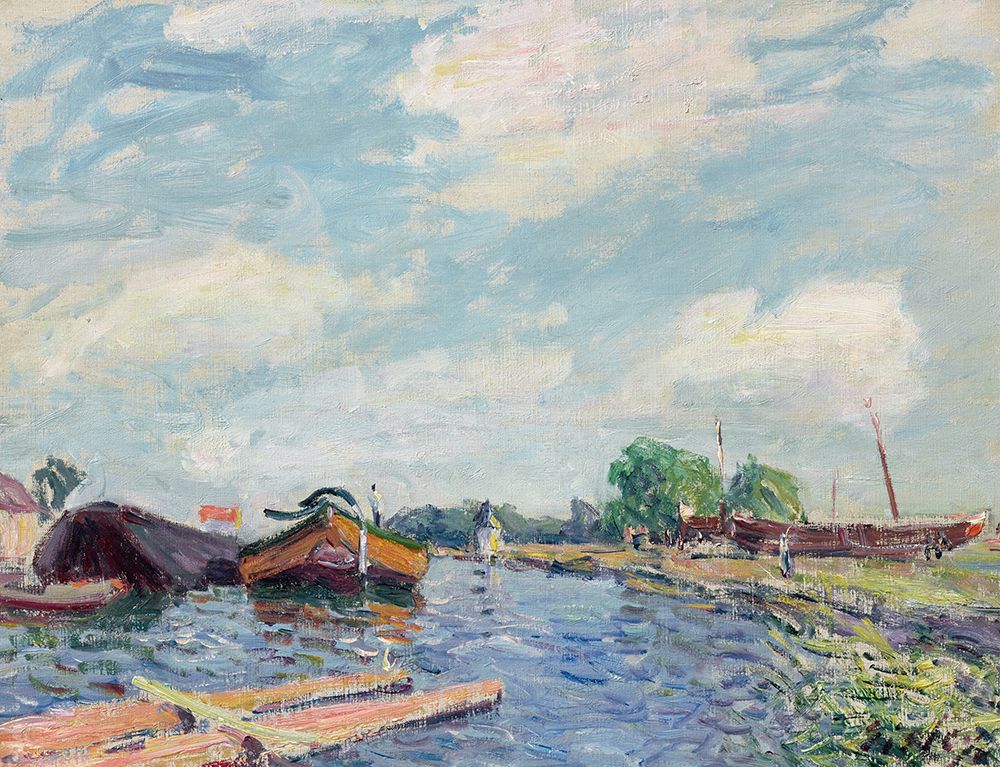 Loing Canal at Saint-Mammes 1885