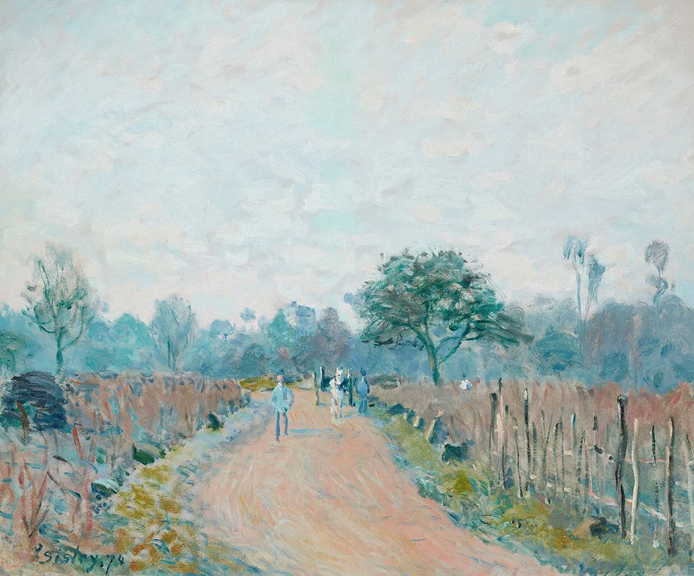 Path from Prunay to Louveciennes 1874