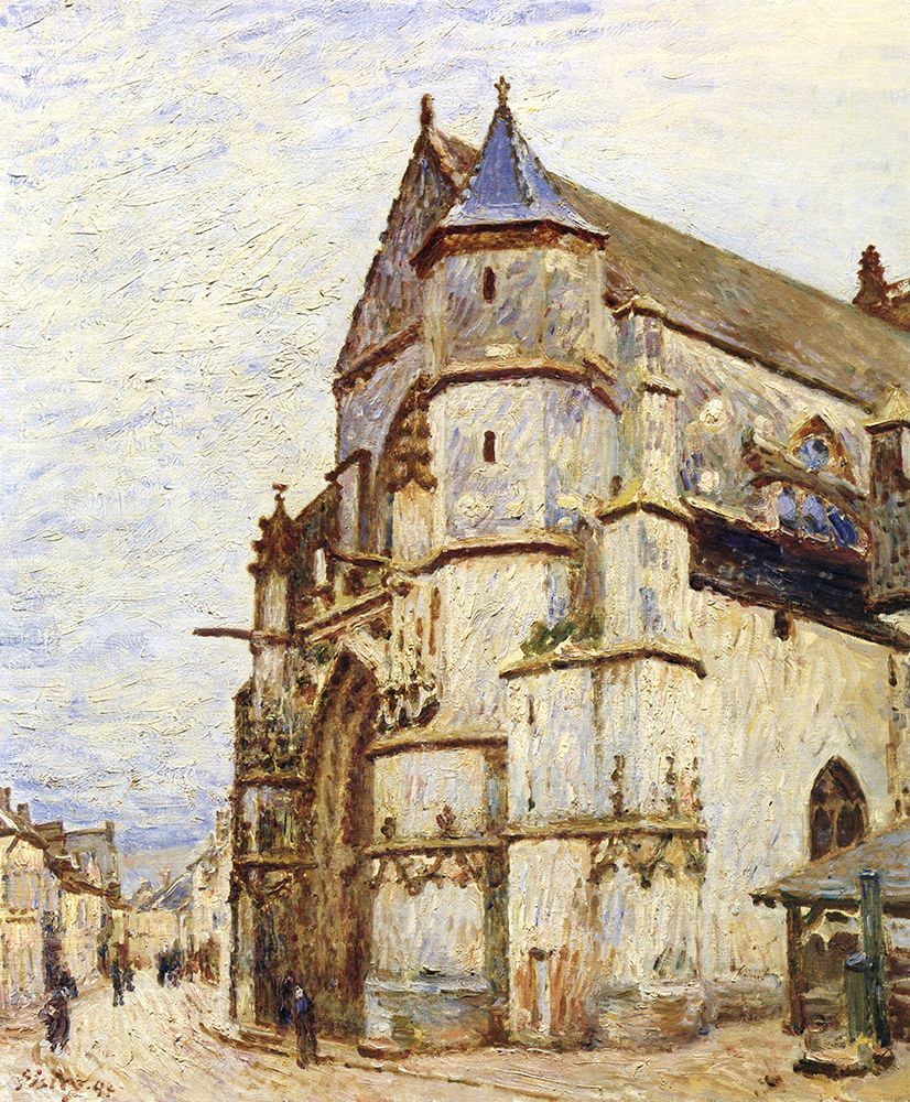 Church of Notre Dame at Moret after Rain 1894