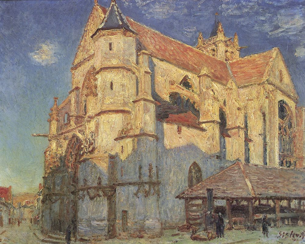 Church of Notre Dame at Moret in Sunshine 1893
