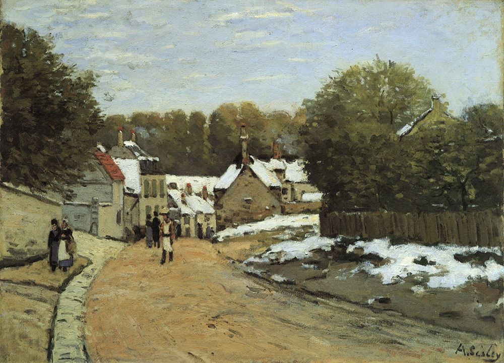 Early Snow at Louveciennes 1870