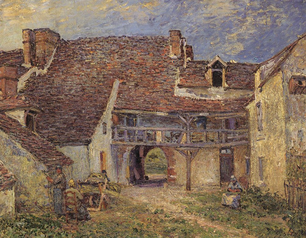 Farmyard at St Mammes 1884