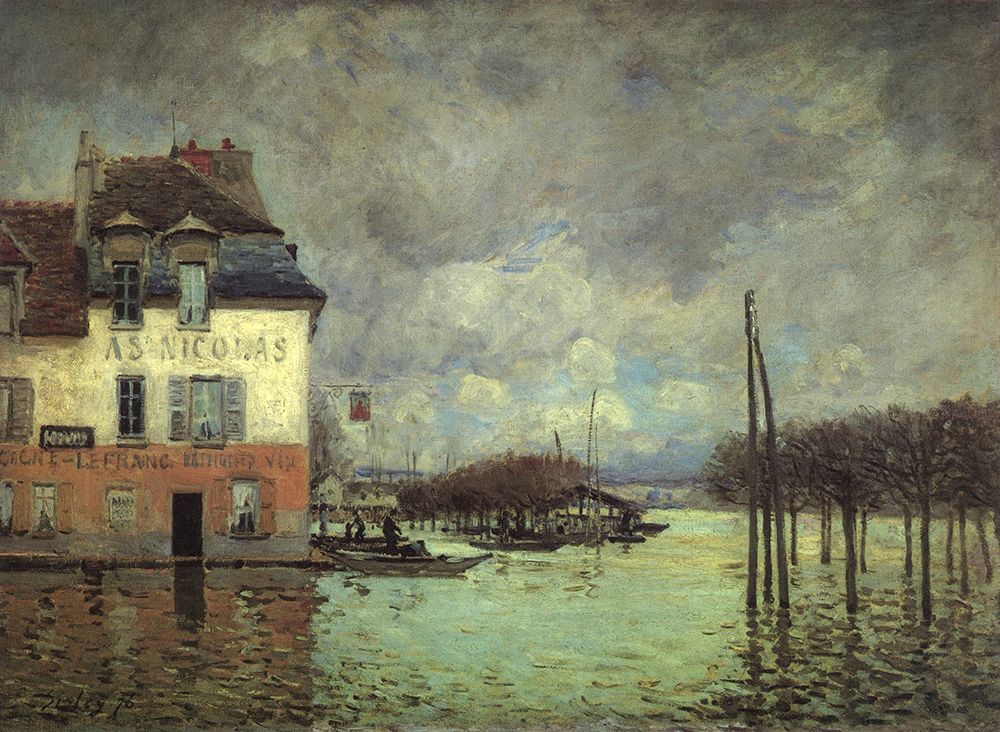 Floods at Port-Marly 1876