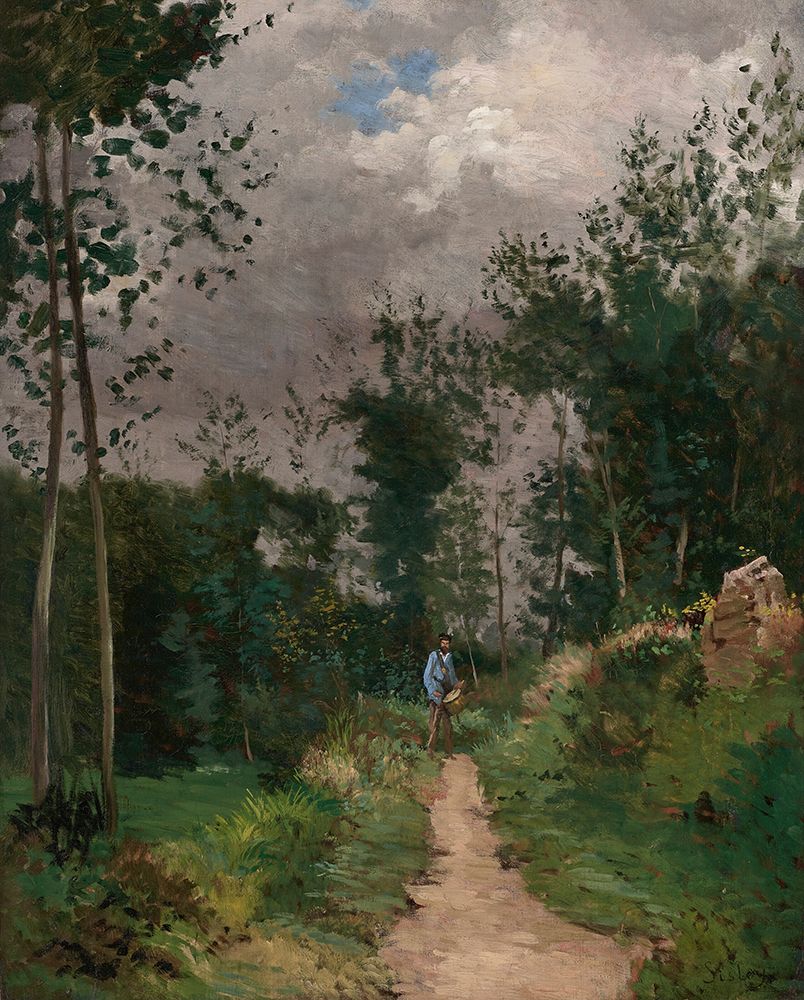 Rural Policeman in the Forest of Fontainebleau ca 1870