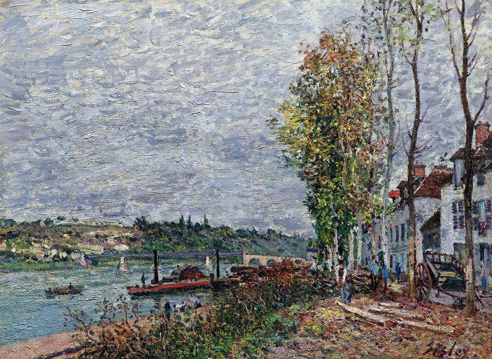 Foggy Day in Saint-Mammes 1880