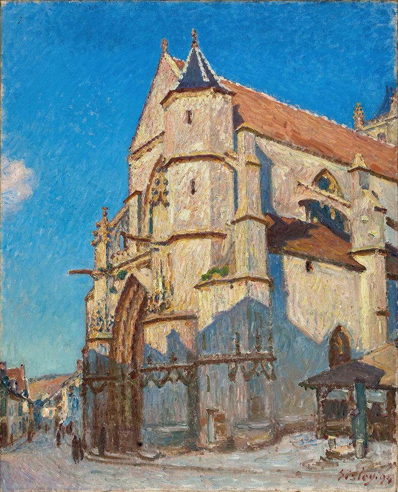 The Church of Moret Evening 1894
