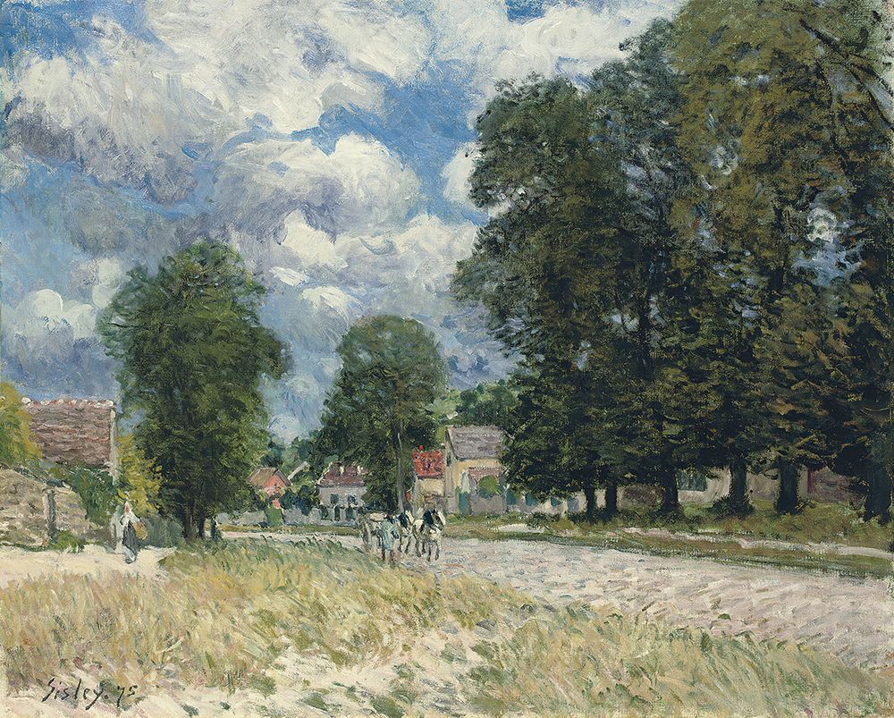 The Road to Marly-le-Roi 1875