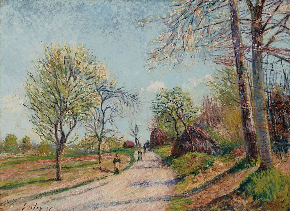 The Road to Veneux 1887