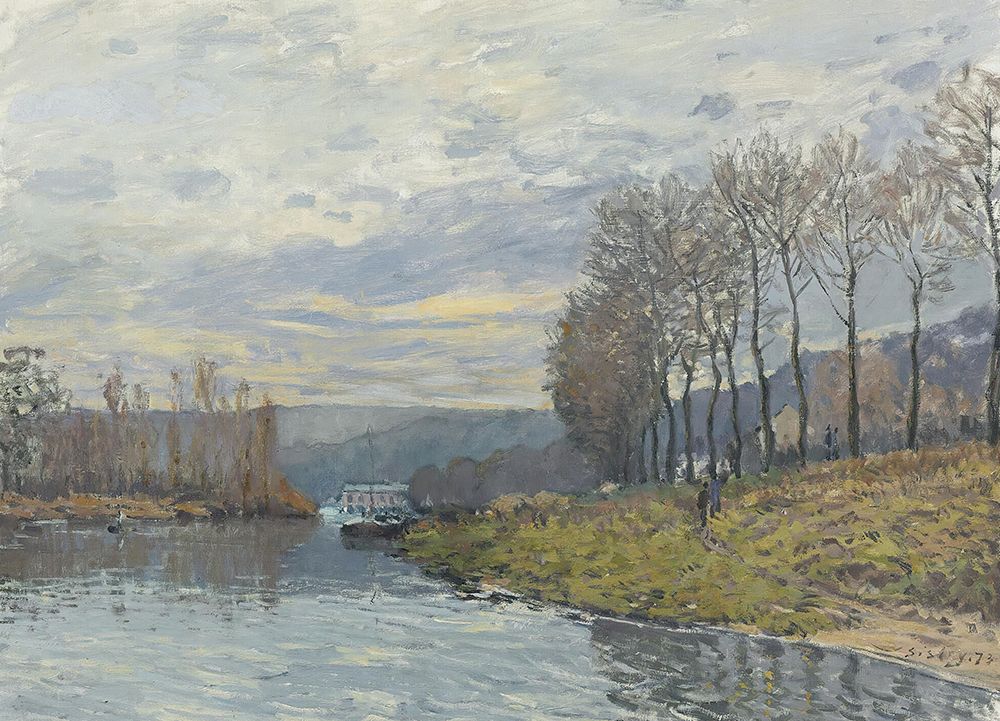 The Seine at Bougival 1873