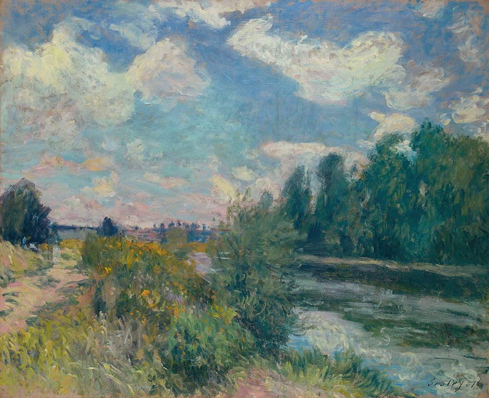 The Seine at Bougival 1876