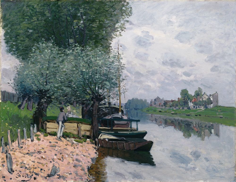 The Seine at Bougival 1872