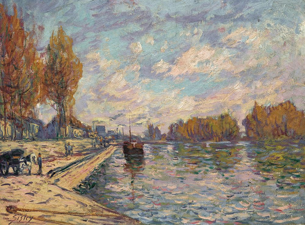The Seine at Suresnes ca 1879