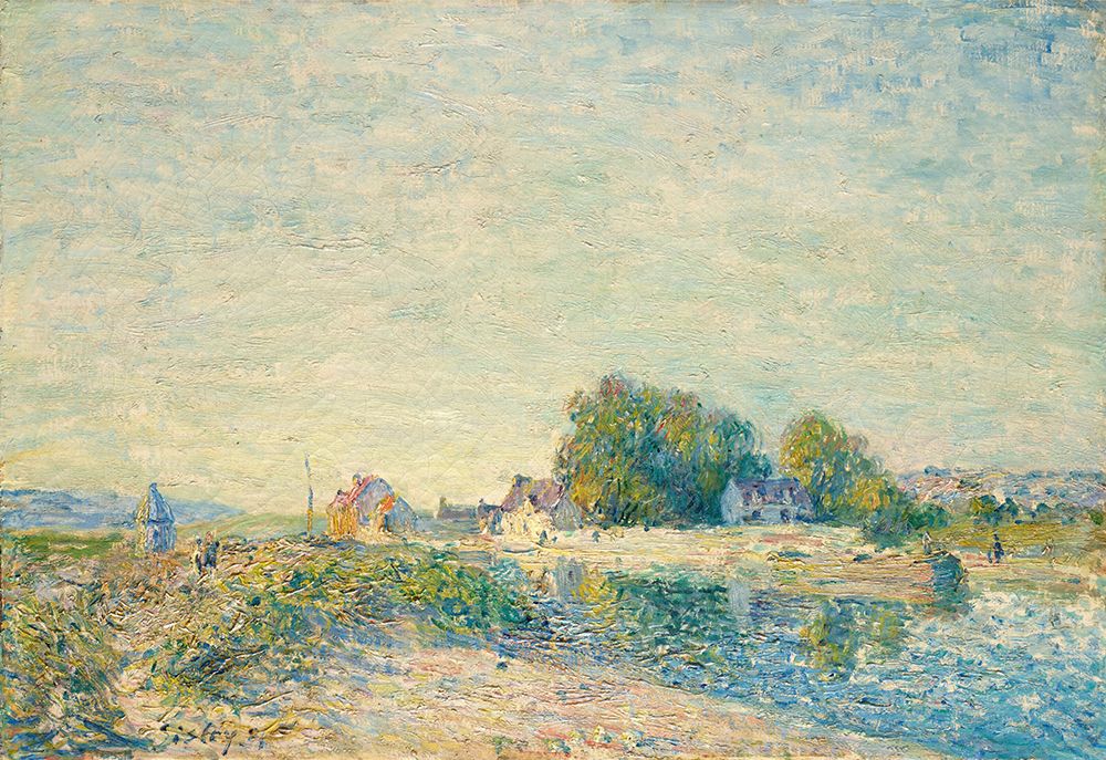 The Loing Canal Dam at Saint-Mammes (1884)