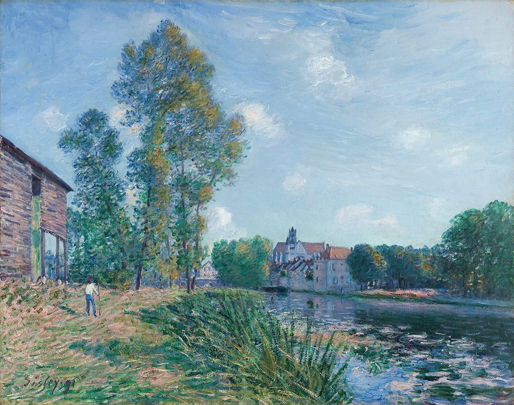 The Loing at Moret, in Summer (1891)