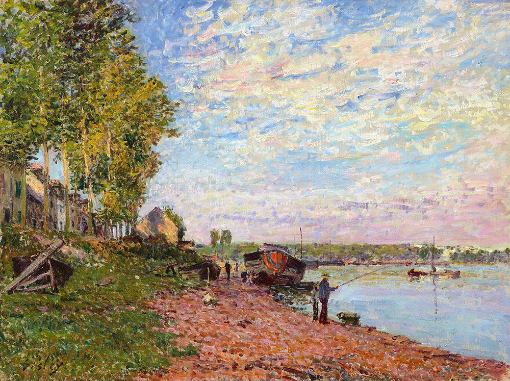 The Loing at Saint-Mammes (1883)