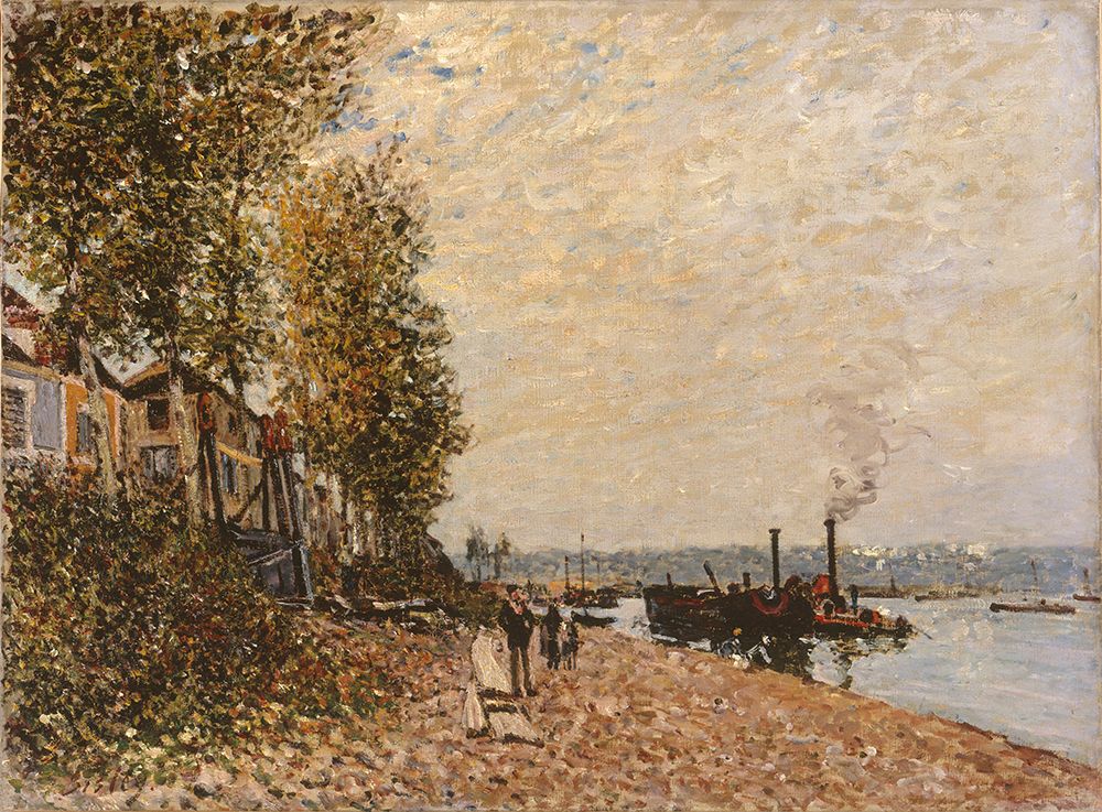 The Tugboat, the Loing at Saint-Mammes (1883)
