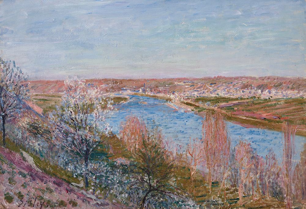 The Village of Champagne at Sunset, April ca 1885