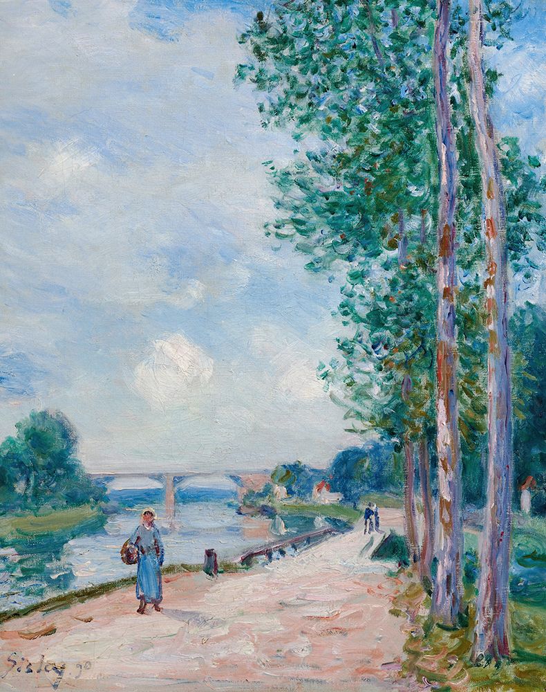 The Banks of the Loing near Moret (1890)