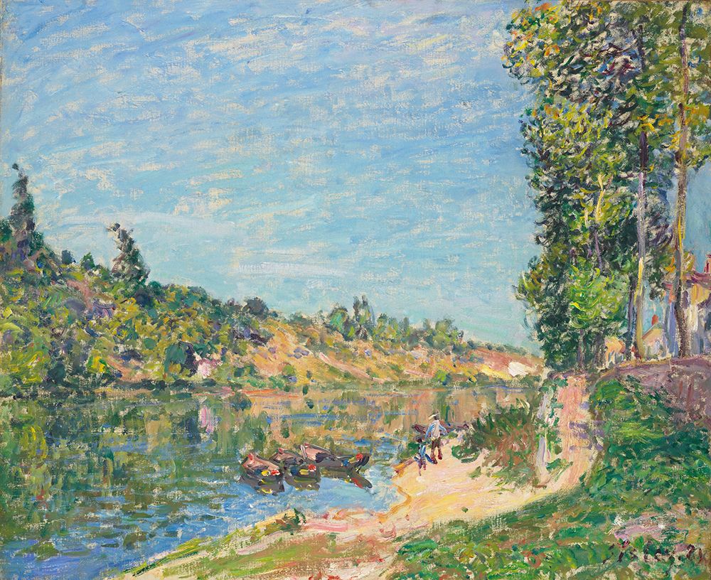 The Hillsides of La Celle, after Saint-Mammes (1884)
