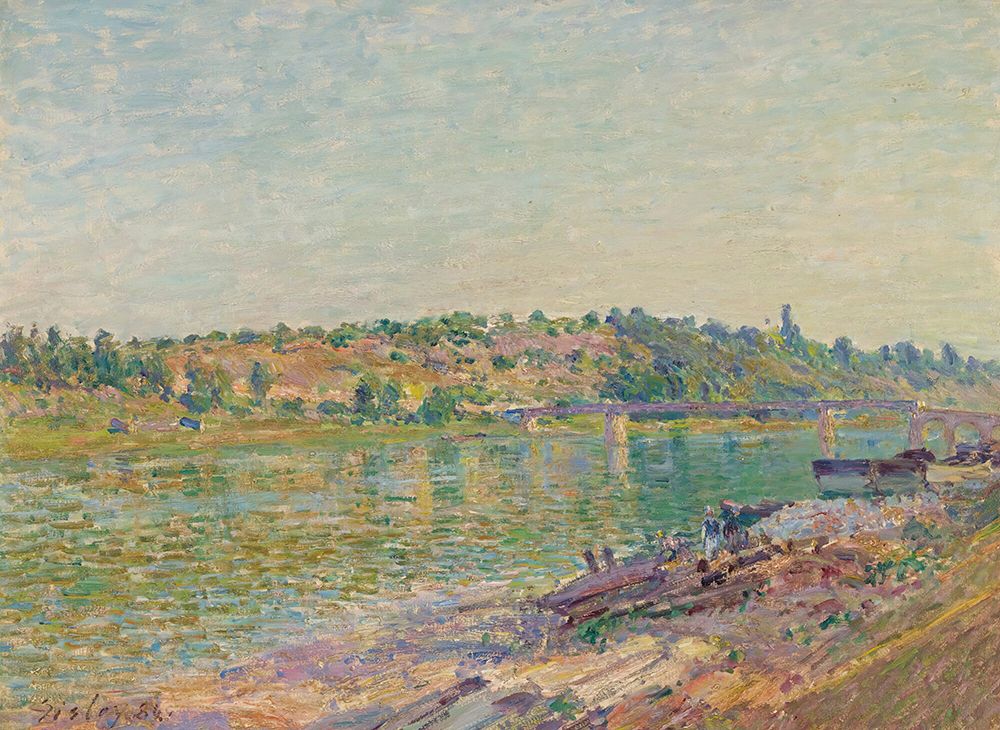 The Hillsides of Celle-Sous-Moret, Seen from Saint-Mammes (1884)