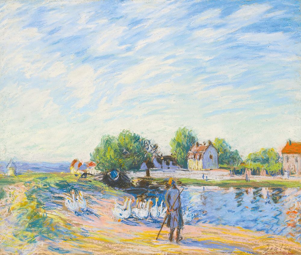The Geese at Saint-Mammes ca 1885