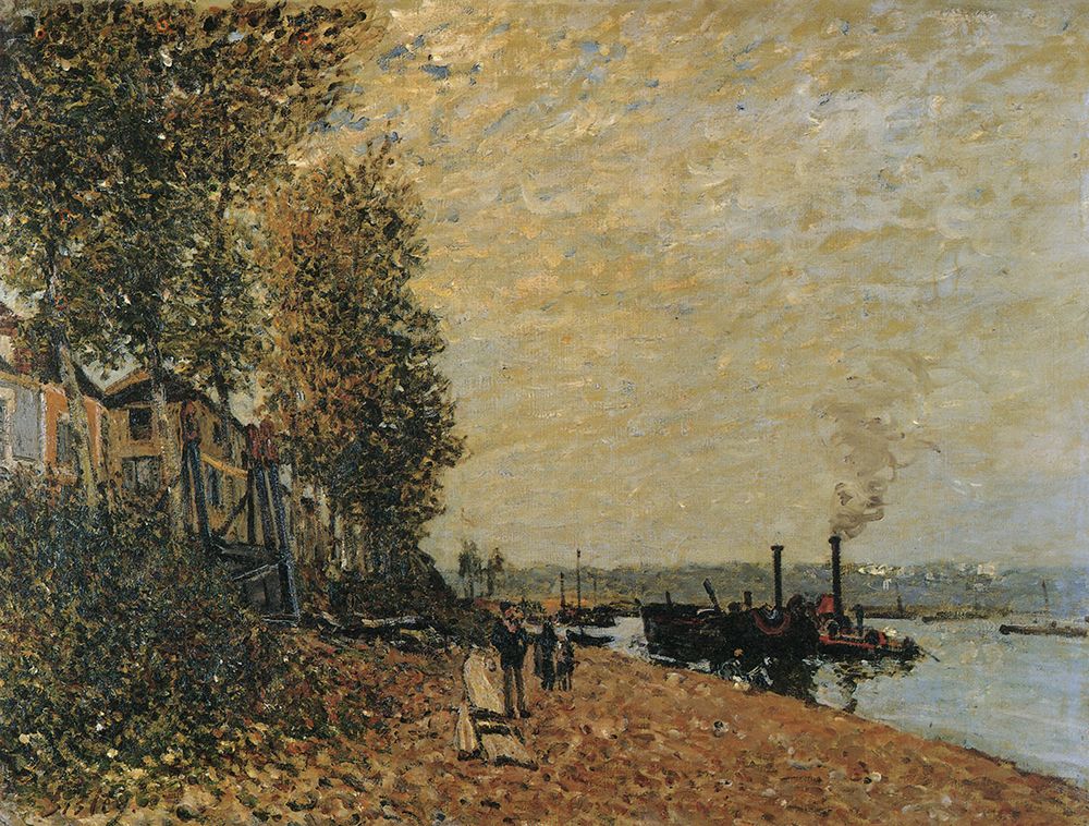 Loing at St Mammes, Tug Boat 1877