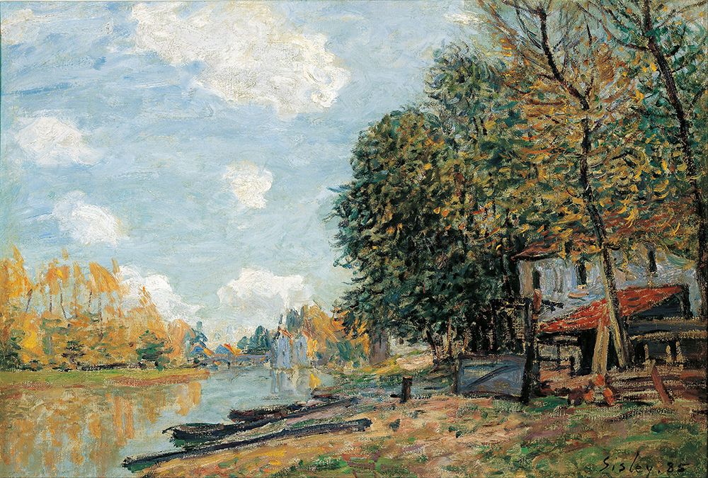 Moret- The Banks of the River Loing (1877)