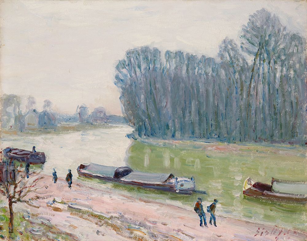 Barges on the Loing (1896)