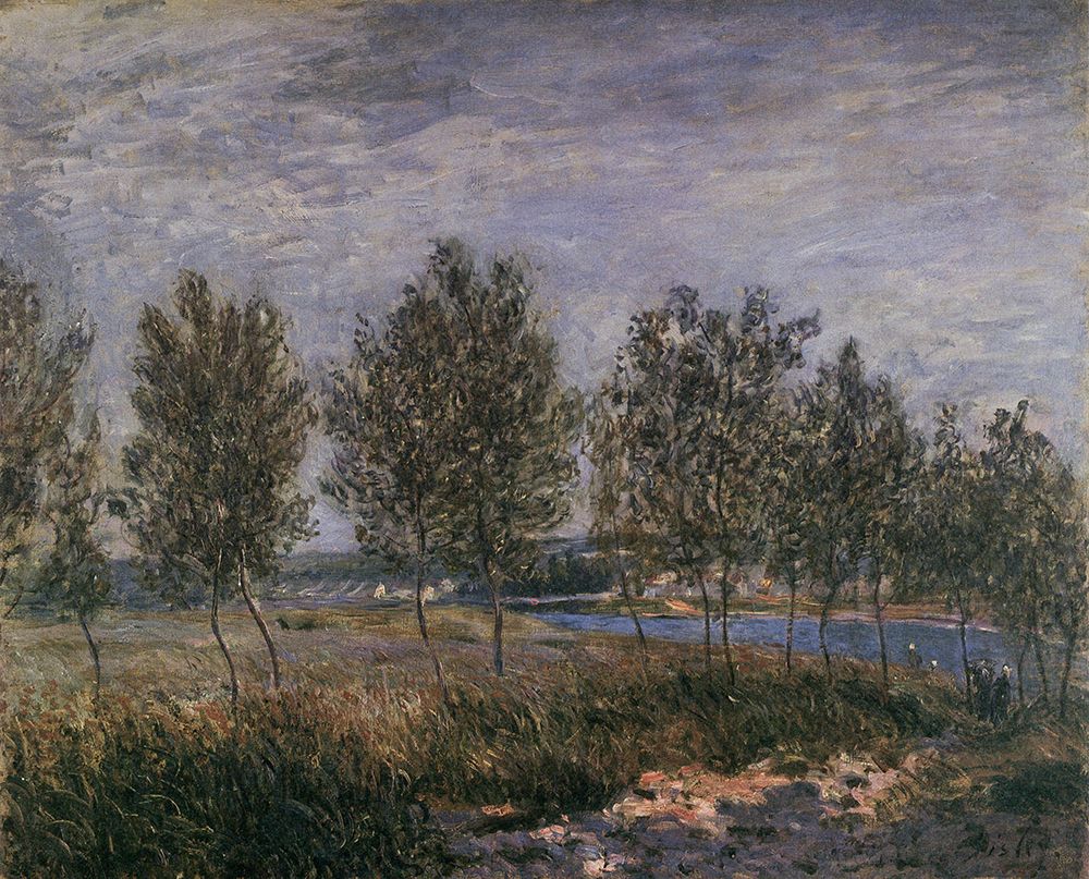 Poplars on the Riverbank 1880
