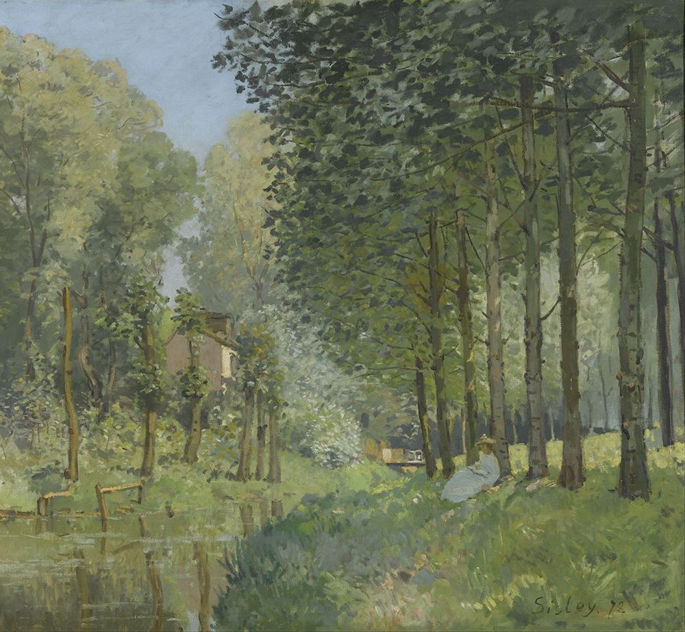 Rest along the Stream. Edge of the Wood 1878