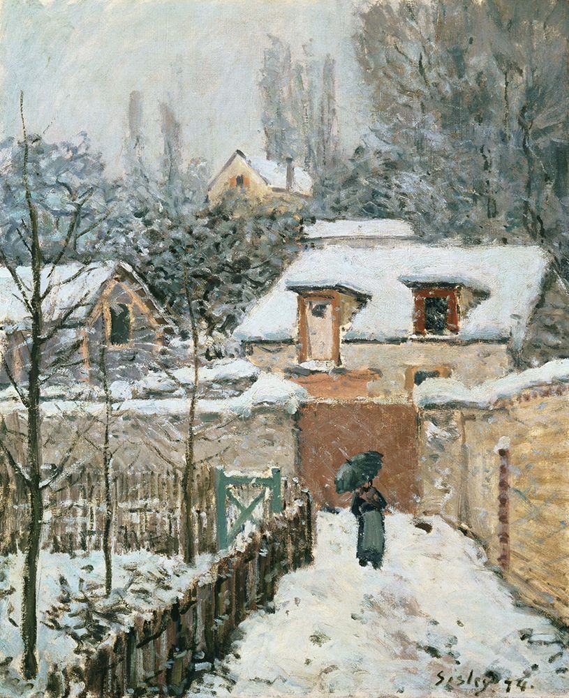 Snow at Louveciennes (1874)