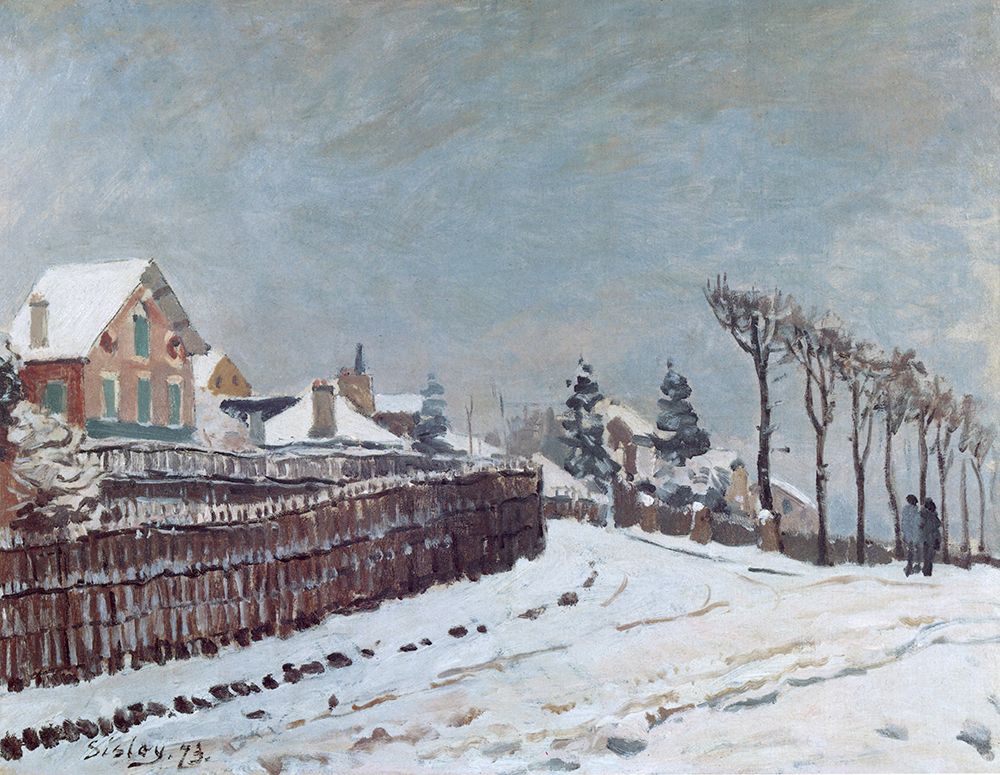Snow at Louveciennes 1875