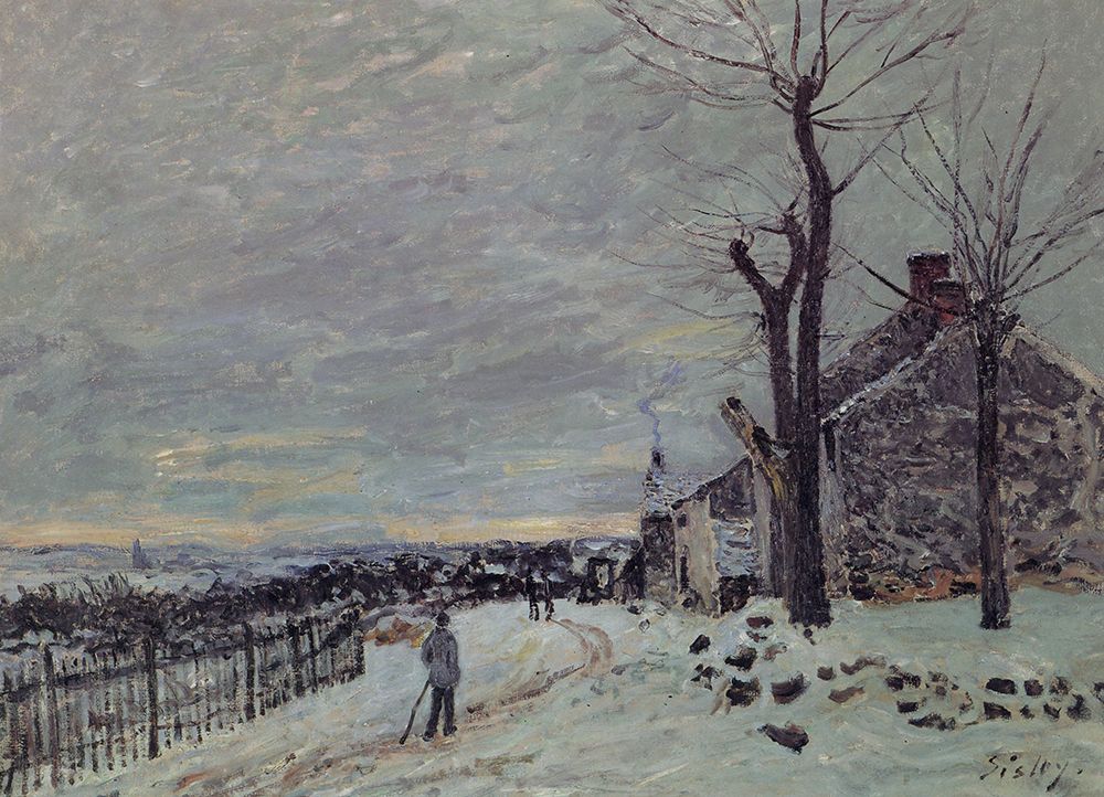 Snow at Veneux-Nadon 1880