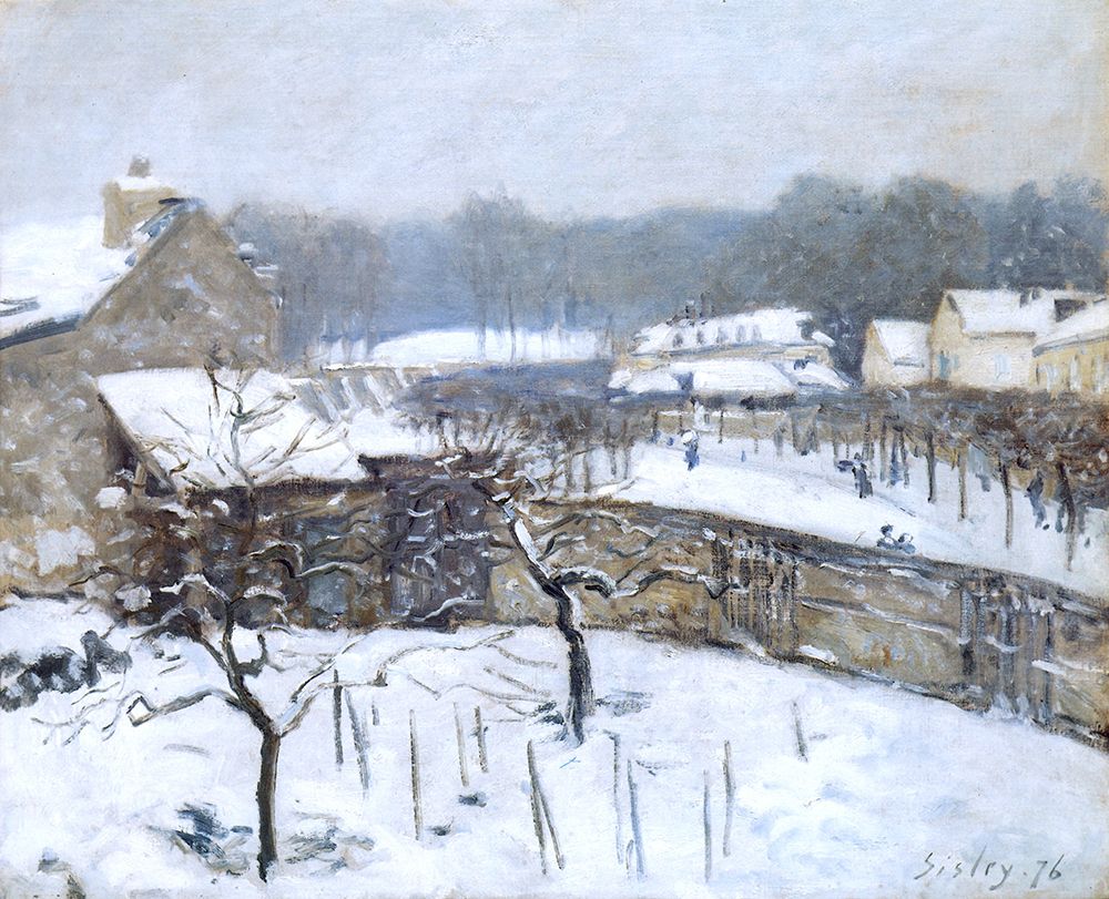 Snow Effect at Marly 1876