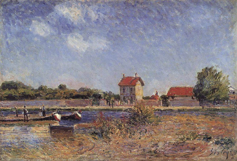 The Banks of the Loing Canal at St. Mammes 1888