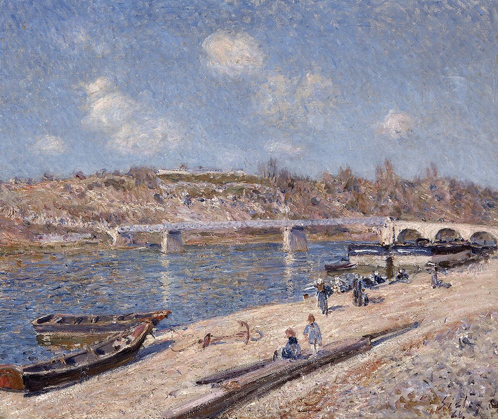The Beach at Saint-Mammes (1884)
