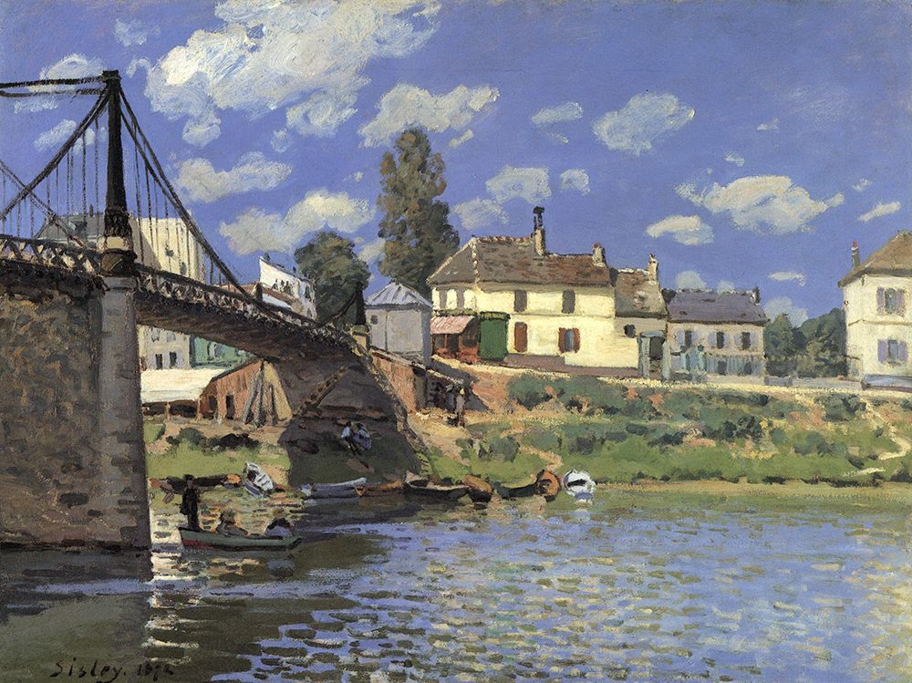 The Bridge at Villeneuve-la-Garenne 1872