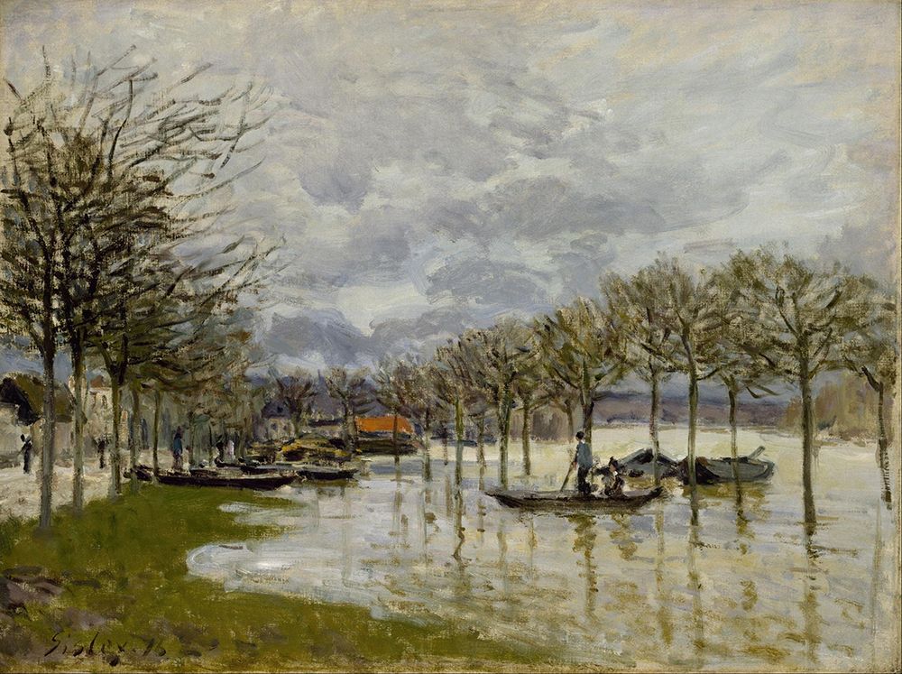 The Flood on the Road to Saint-Germain (1876)
