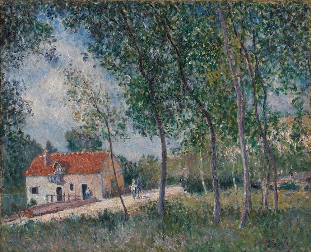 The Road from Moret to Saint-Mammes 1883