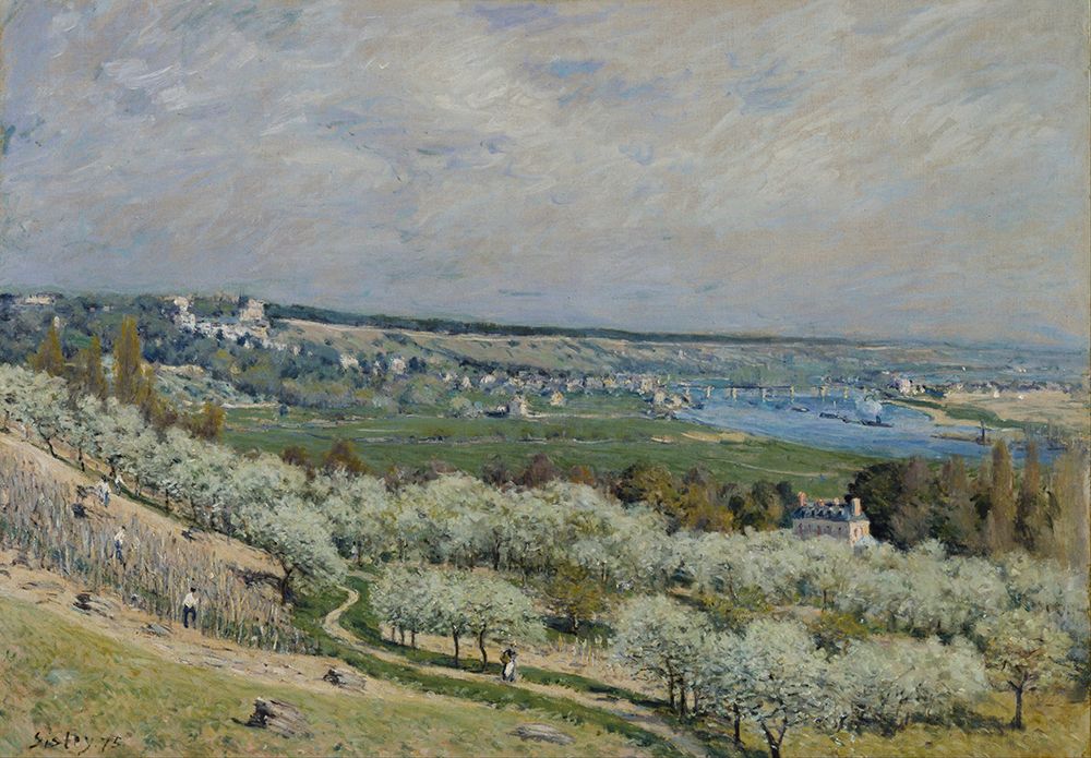 The Terrace at Saint-Germain, Spring (1875)