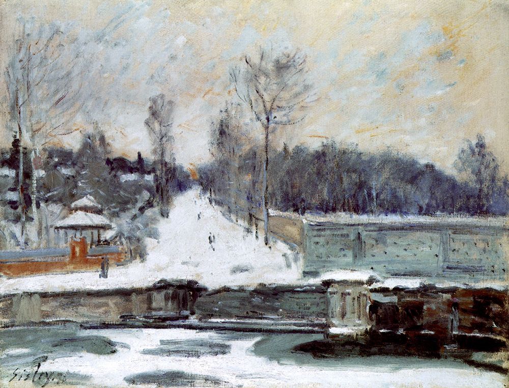 The Watering Place at Marly 1875